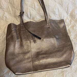 Vince Camuto Metallic Tote Bag
